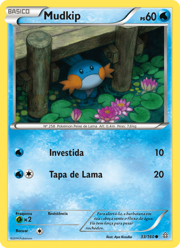 Mudkip, carta 33 de Conflito Primitivo
