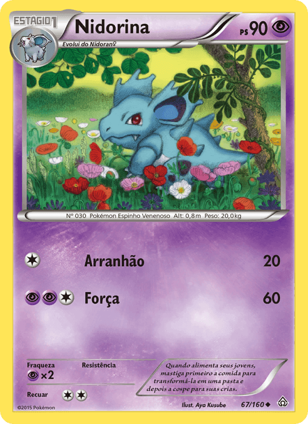 Nidorina, carte 67 de Conflito Primitivo