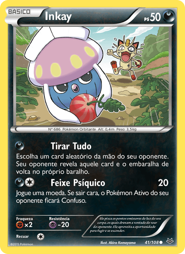 Inkay, carta 41 de Céus Estrondosos