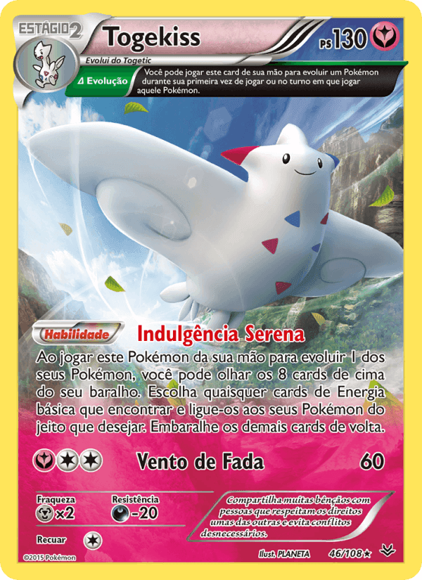 Togekiss, carta 46 di Céus Estrondosos