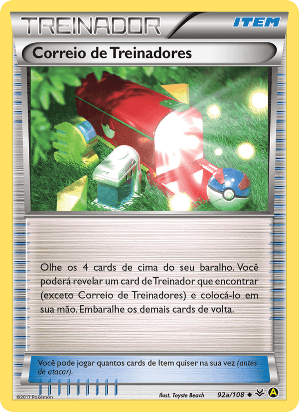 Correio de Treinadores, card 92 from Céus Estrondosos