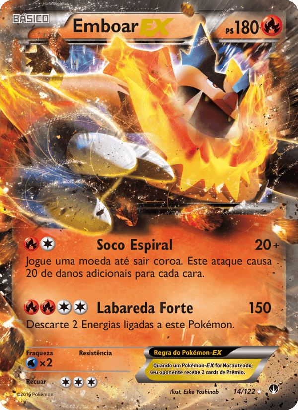 Emboar EX, carta 14 de Turbo Colisão