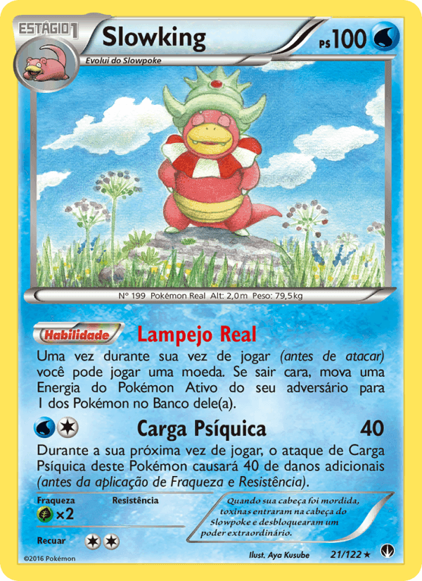 Slowking, carta 21 de Turbo Colisão