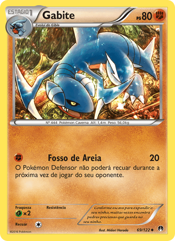Gabite, card 69 from Turbo Colisão