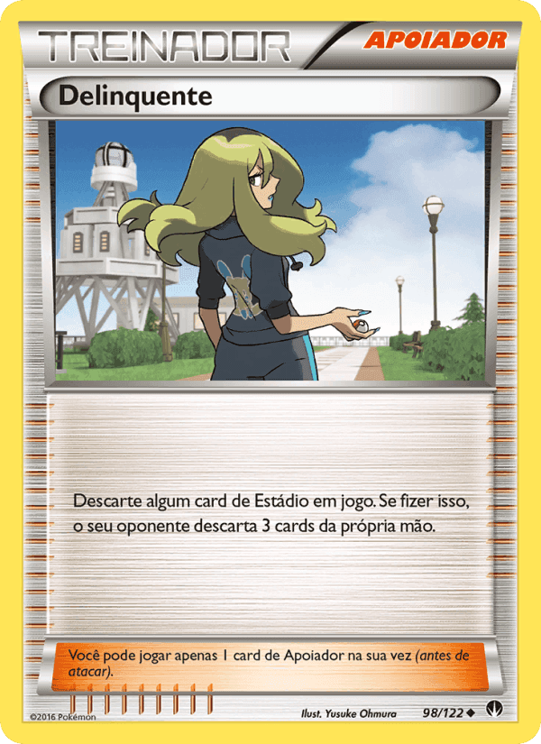 Delinquente, carta 98 di Turbo Colisão