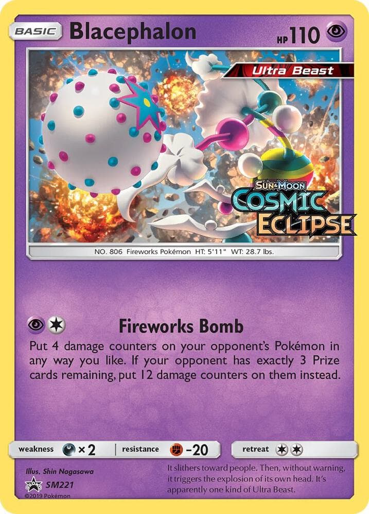 Blacephalon, carta SM221 di SL Promo