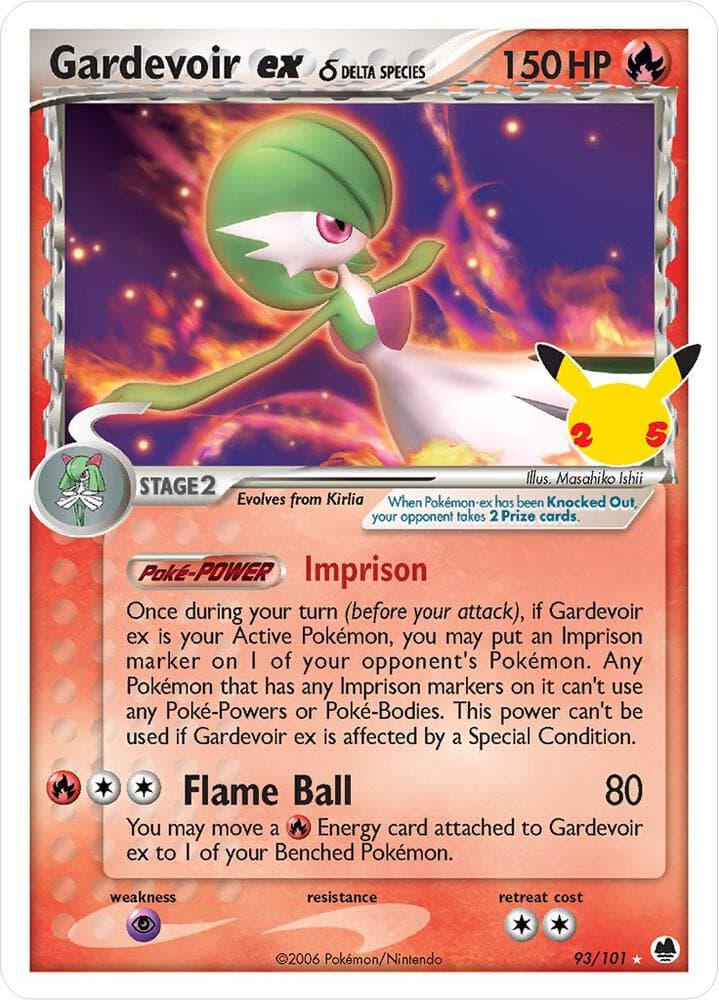 Gardevoir ex δ, carta CC014 di Célébrations