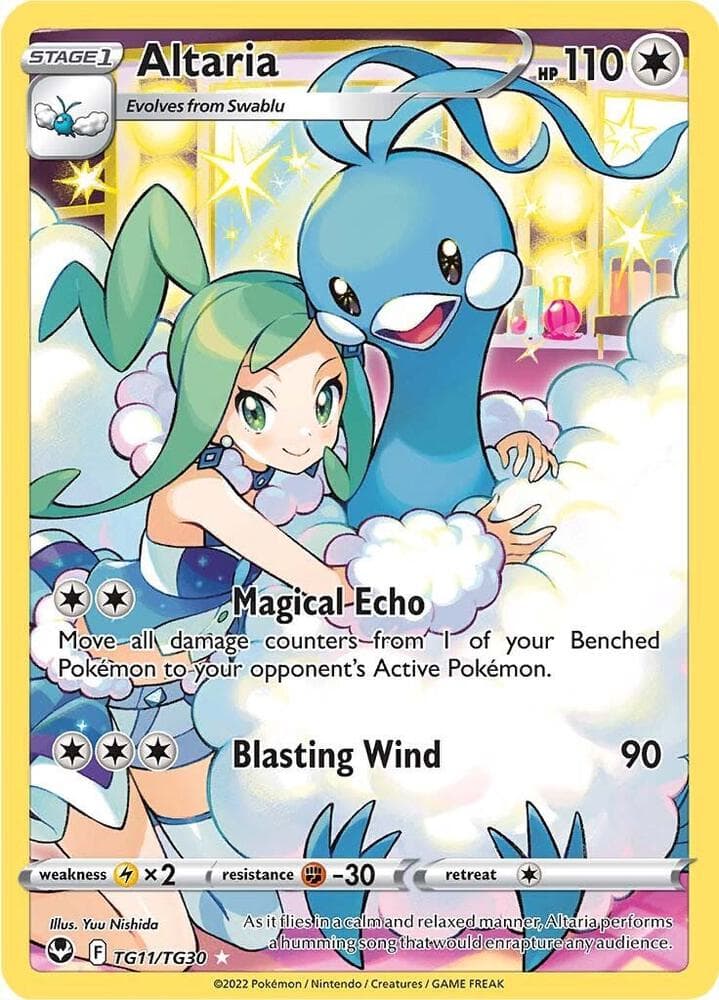 Altaria, carte TG11 de Tempête Argentée