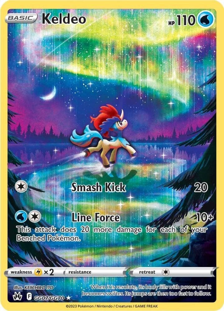 Keldeo, carte GG07 de Zénith Suprême