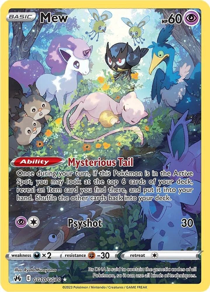 Mew, carte GG10 de Zénith Suprême